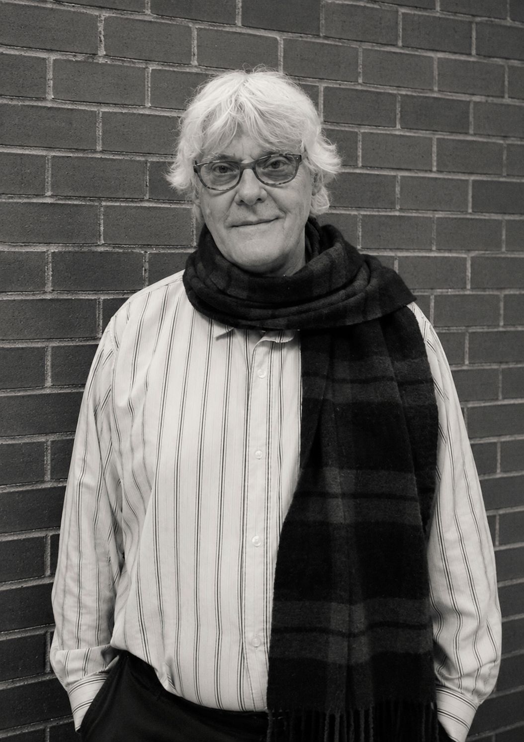 John Culme with wall behind